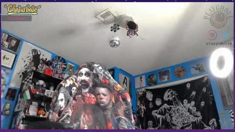 Snapshot of playgh0ul chatting on March 2025 11:17:01 AM playgh0ul Ghoulie online show from March 2025 11:17:01 AM