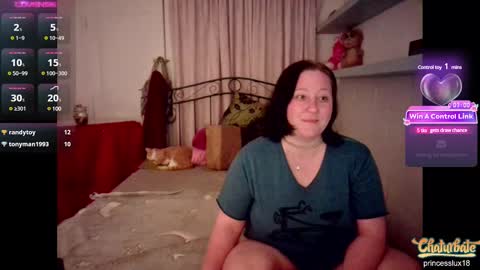 Snapshot of princesslux18 chatting on December 2024 08:49:02 PM Lux Alot Luxi online show from December 2024 08:49:02 PM