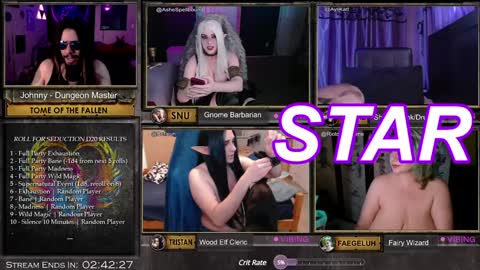 Roll For Seduction online show from January 2025 12:17:02 AM