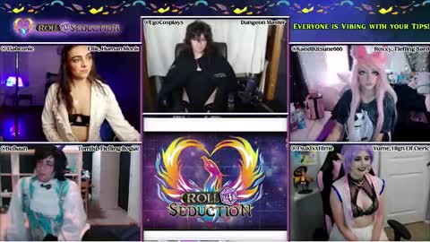 Snapshot of rollseduction chatting on March 2026 11:43:01 PM Roll For Seduction online show from March 2026 11:43:01 PM