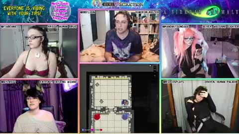 Snapshot of rollseduction chatting on May 2026 11:55:02 PM Roll For Seduction online show from May 2026 11:55:02 PM
