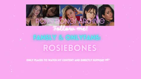 Rosie Bones online show from December 2024 10:07:02 PM