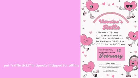 Rosie Bones online show from February 2025 07:02:01 PM