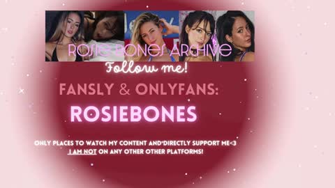 Rosie Bones online show from October 2025 09:12:02 PM