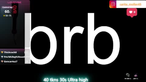 Snapshot of sarita_moller chatting on October 2025 07:20:02 AM Sarita Moller  online show from October 2025 07:20:02 AM