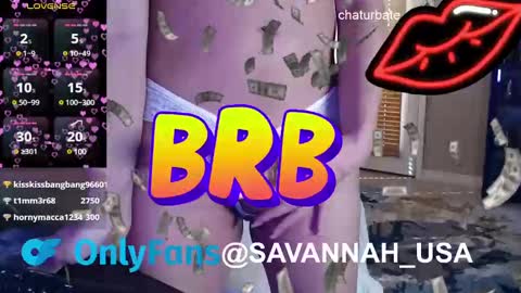 Snapshot of savannah_ts chatting on January 2025 08:25:01 PM Onlyfans Savannah usa online show from January 2025 08:25:01 PM