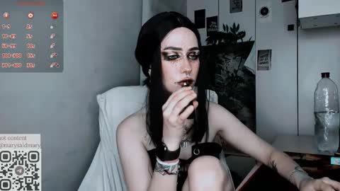 pronoun she. name Mary. age 21. online show from September 2025 12:43:02 AM