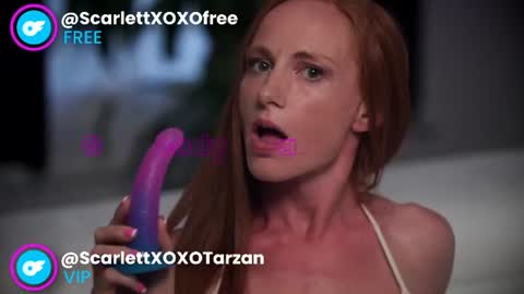 Snapshot of scarlettxoxotarzan chatting on June 2026 03:47:01 PM Scarlett and Tarzan online show from June 2026 03:47:01 PM