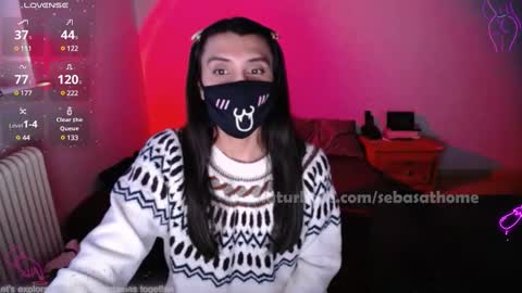 Snapshot of sebasathome chatting on December 2024 07:03:01 AM Nip online show from December 2024 07:03:01 AM