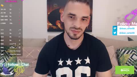 Snapshot of secret_sir chatting on October 2025 10:21:01 PM Dean Carter online show from October 2025 10:21:01 PM