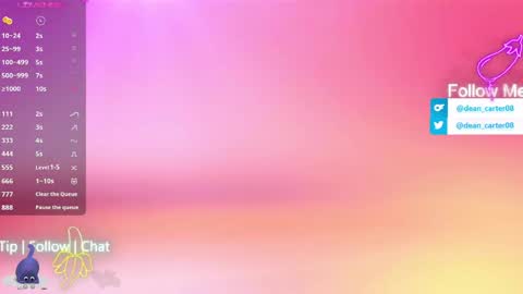 Snapshot of secret_sir chatting on June 2026 11:51:02 PM Dean Carter online show from June 2026 11:51:02 PM