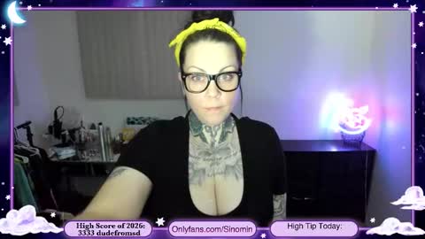 Snapshot of sinominx chatting on January 2026 02:38:01 AM Sinomin online show from January 2026 02:38:01 AM