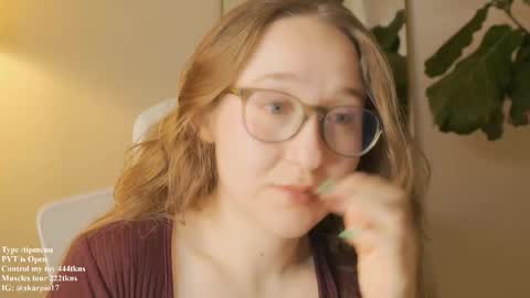 Snapshot of skarpio17 chatting on May 2026 03:04:02 AM Im Scarlett ONLINE 5pm-10pm NYC time online show from May 2026 03:04:02 AM