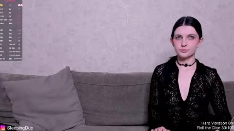 Snapshot of sleepingduo chatting on April 2026 09:06:02 PM Hi We are Iva and Angela Nice to meet u 3 online show from April 2026 09:06:02 PM
