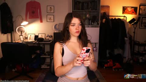 Snapshot of spectralmatter chatting on March 2026 08:56:02 PM m online show from March 2026 08:56:02 PM