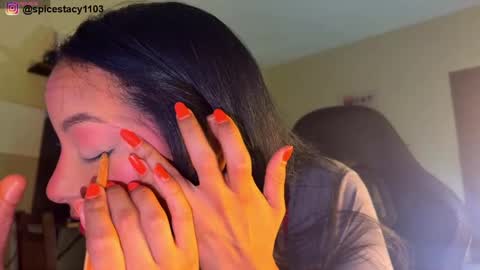 Snapshot of spicestacy1103 chatting on April 2026 03:53:02 AM Stacy online show from April 2026 03:53:02 AM