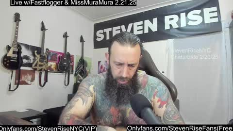 StevenRiseNYC online show from February 2025 11:21:02 PM