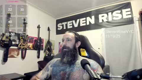 StevenRiseNYC online show from November 2025 02:06:01 PM