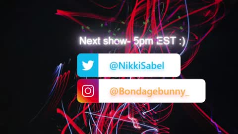 Nikki Sabel online show from January 2025 10:12:01 PM