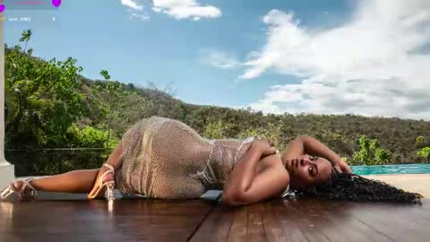 Snapshot of sweer_oshun chatting on March 2026 05:08:01 PM Evangeline online show from March 2026 05:08:01 PM