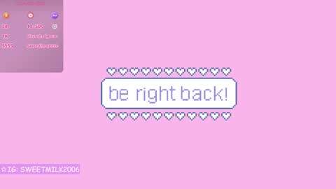 Snapshot of sweetmilk2006 chatting on October 2025 03:58:01 PM Vicky . MODEL INDEPENDET online show from October 2025 03:58:01 PM