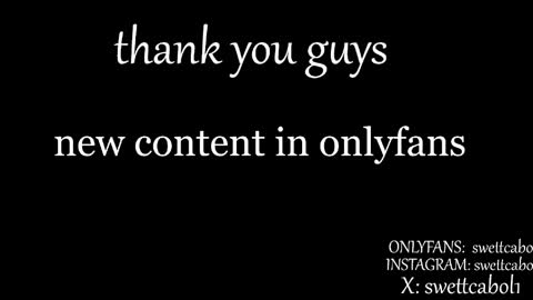 swettcabol online show from April 2026 09:39:33 PM