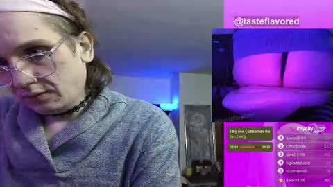 Snapshot of tasteflavored_femboy chatting on March 2025 03:42:02 PM Taste online show from March 2025 03:42:02 PM