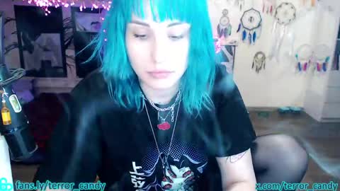 Snapshot of terror_candy chatting on April 2026 10:35:02 PM CRY BABY online show from April 2026 10:35:02 PM