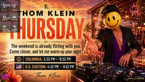 Thom Klein online show from June 2026 08:40:01 PM