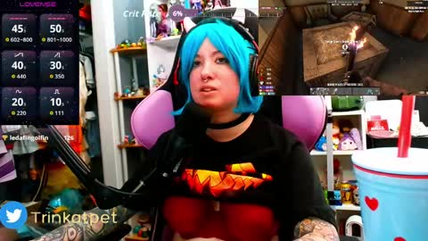 Snapshot of trinitykatze chatting on March 2026 07:08:02 PM Trin Kat pet online show from March 2026 07:08:02 PM