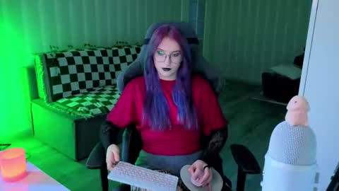 Snapshot of velvet_siren chatting on July 2026 08:40:01 AM Violet online show from July 2026 08:40:01 AM