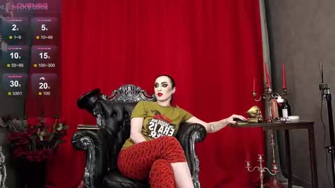 Snapshot of venenaschwarz chatting on December 2025 04:49:02 PM MISTRESS online show from December 2025 04:49:02 PM
