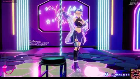 Snapshot of vexruby chatting on March 2026 12:10:01 AM Vex Ruby online show from March 2026 12:10:01 AM