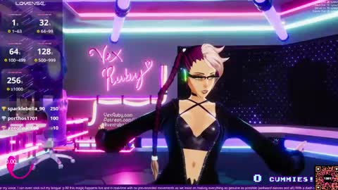 Snapshot of vexruby chatting on April 2026 12:30:02 AM Vex Ruby online show from April 2026 12:30:02 AM