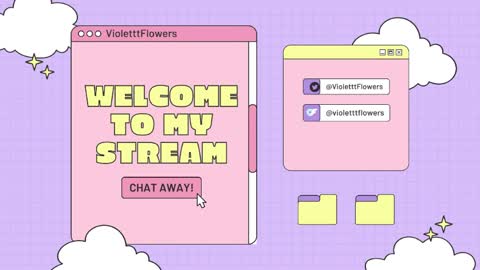 Snapshot of violetttflowers chatting on April 2026 08:06:02 PM Violet Flowers online show from April 2026 08:06:02 PM