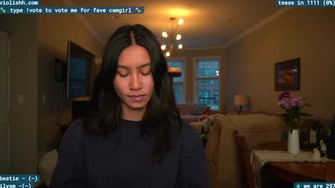 follow me on twitter violishh and ig violishh  online show from January 2025 09:36:02 PM