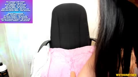 Snapshot of wethoneybee chatting on February 2025 10:45:01 PM Mina online show from February 2025 10:45:01 PM