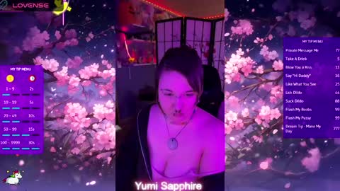 Snapshot of yumi_sapphire chatting on April 2026 06:37:01 PM Yumi Sapphire online show from April 2026 06:37:01 PM