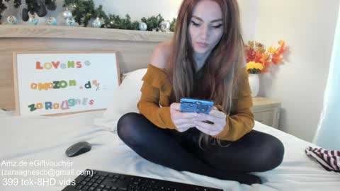 Snapshot of zaraagnes chatting on December 2024 12:23:01 PM Agnes online show from December 2024 12:23:01 PM