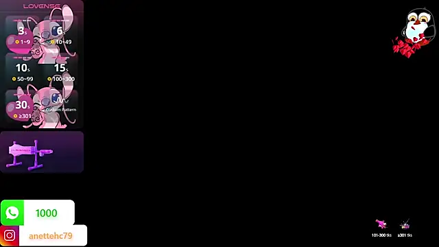 Anette  online show from December 2024 05:06:02 PM