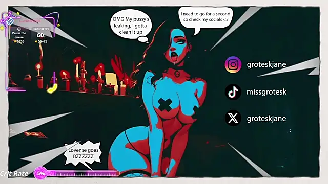 GroteskJane online show from January 2026 10:35:01 PM