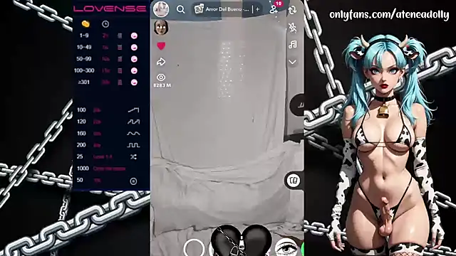 AteneaDolly online show from October 2025 12:57:02 PM