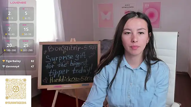 Geisha Anna online show from March 2025 12:04:02 PM