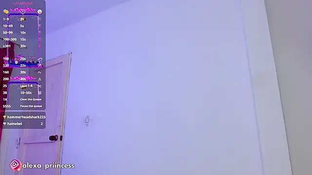 Alexa priincess online show from February 2025 12:49:02 AM