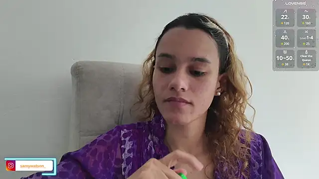 Snapshot of SamanthaWatson chatting on October 2025 05:57:02 PM SamanthaWatson online show from October 2025 05:57:02 PM