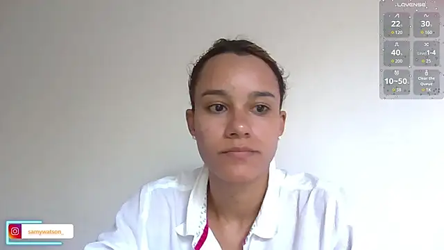 Snapshot of SamanthaWatson chatting on December 2025 08:39:01 PM SamanthaWatson online show from December 2025 08:39:01 PM