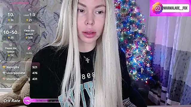 Marmalade Fox online show from December 2025 04:57:02 PM