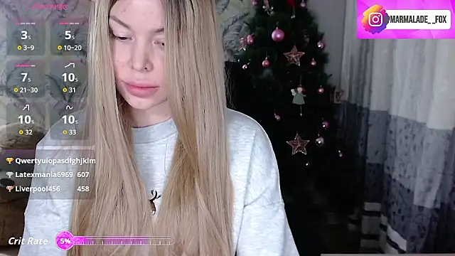 Marmalade Fox online show from January 2026 04:55:01 PM