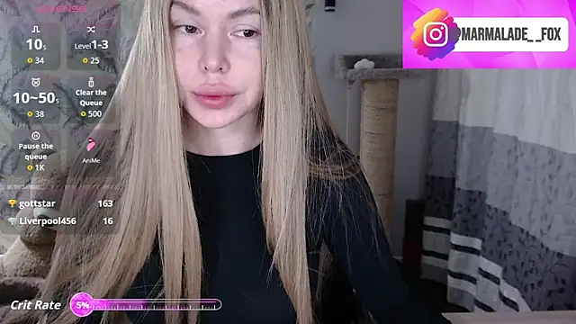 Marmalade Fox online show from March 2026 07:27:01 PM