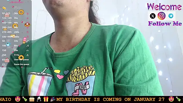 SofiaMadisson online show from January 2025 01:13:01 PM